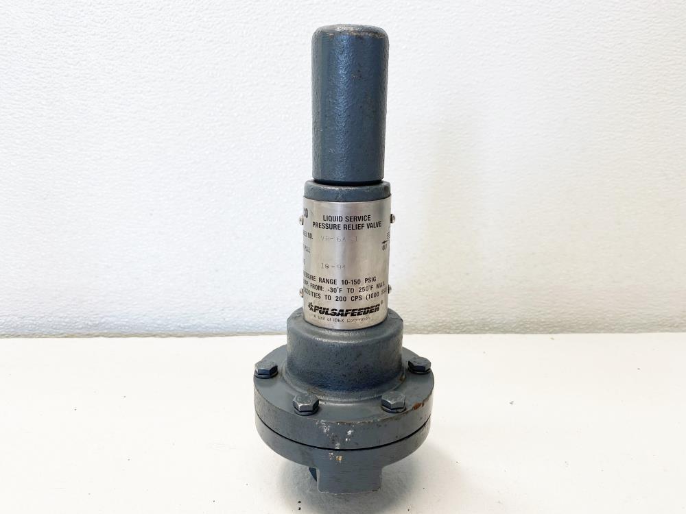 PULSAFEEDER ECO 3/4" NPT Liquid Service Pressure Relief Valve VR-6A-1